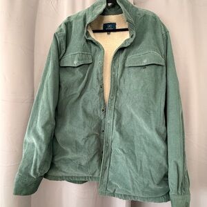 EUC Men's SIZE 50-53 Sage Green Corduroy Jacket
